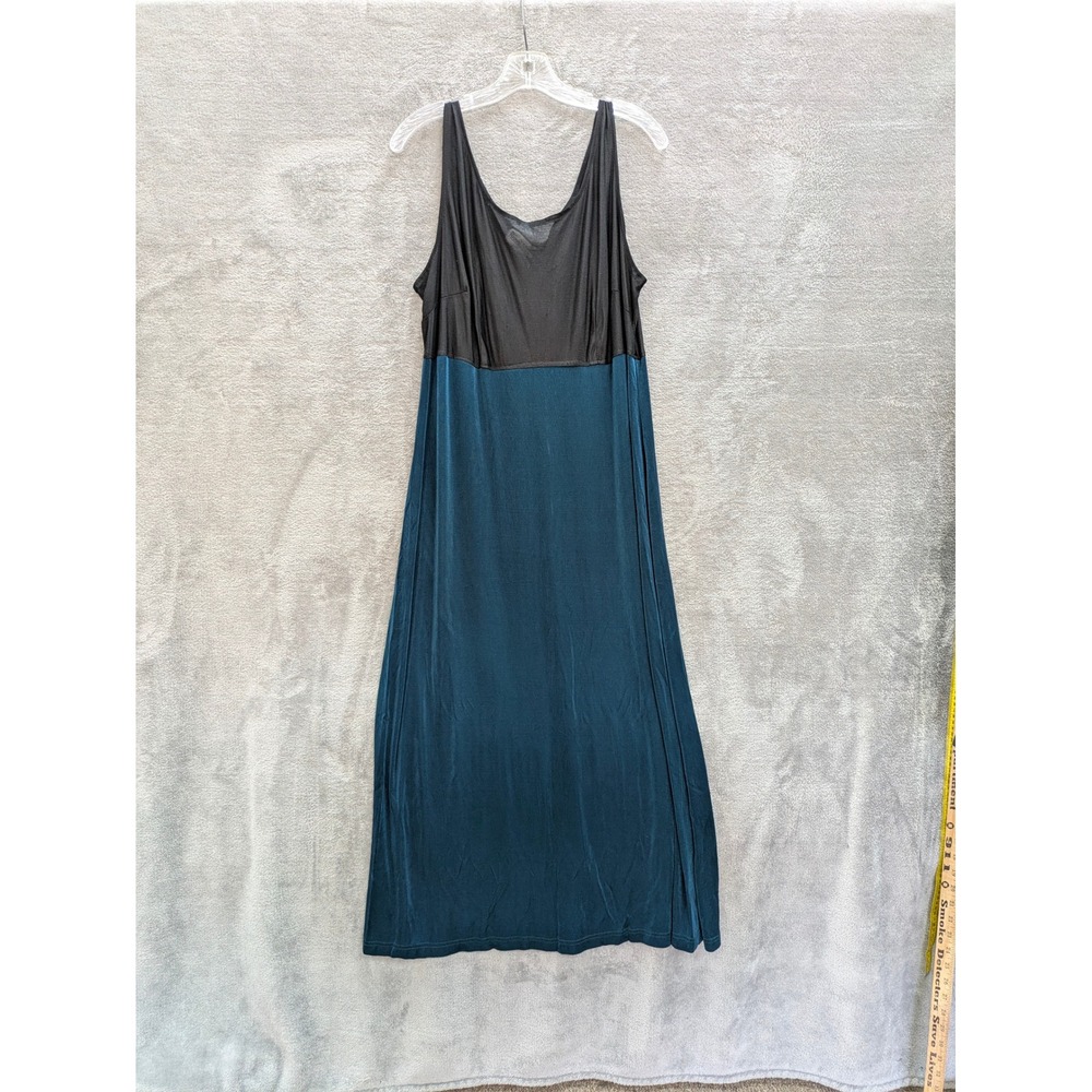 Vintage‎ Sleeveless Maxi Dress Womens 16W Sheer Bust 90s Whimsigoth Fairy Grunge